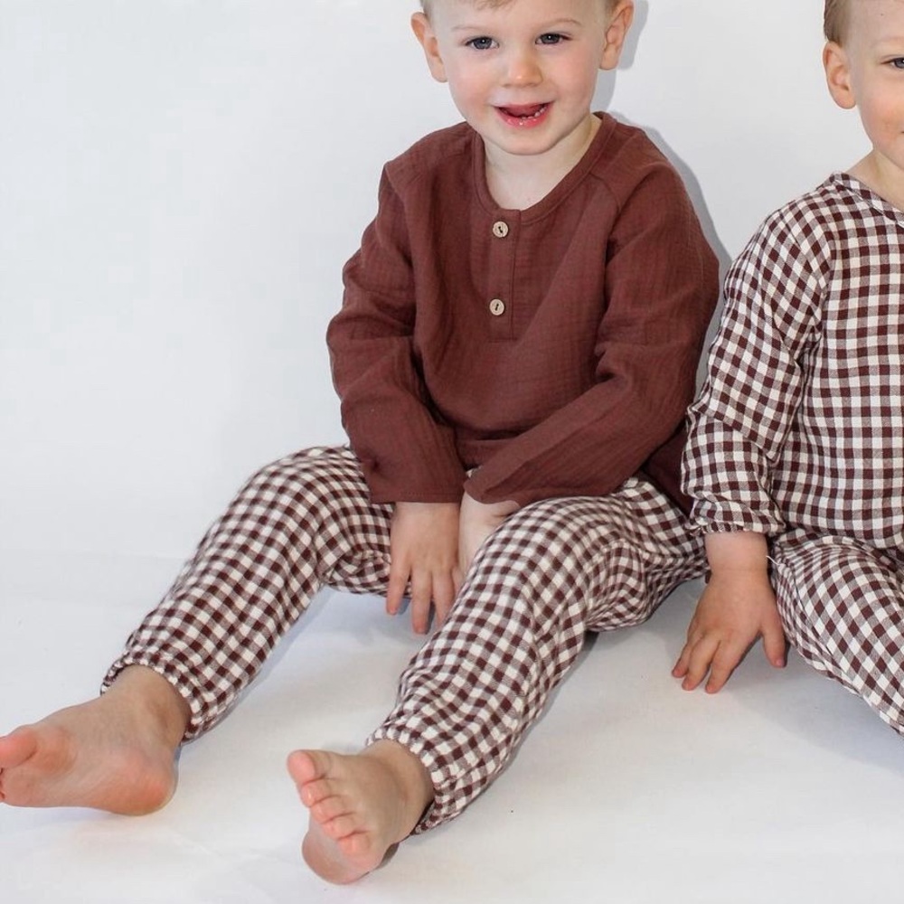Quincy Mae Zion Shirt - Plum